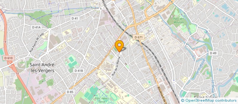 localisation de l'entreprise MADAME SANDRINE BELLI  TROYES