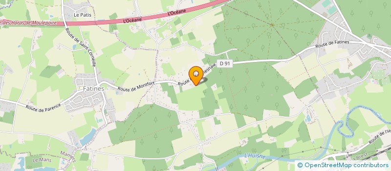 localisation de l'entreprise MADAME SANDRINE BELLON  SAINT MARS LA BRIERE