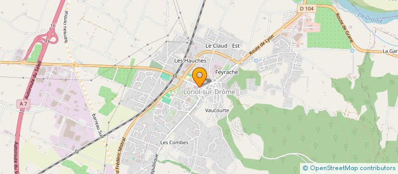 localisation de l'entreprise MADAME SANDRINE BELTRAN  LORIOL-SUR-DROME