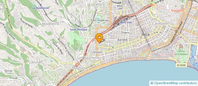 localisation de l'entreprise MADAME SANDRINE BEN NAHIM à NICE