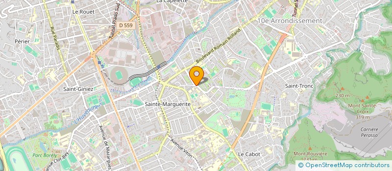 localisation de l'entreprise MADAME SANDRINE BENAIS  MARSEILLE