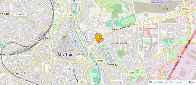 localisation de l'entreprise MADAME SANDRINE BENARFA à CHARTRES