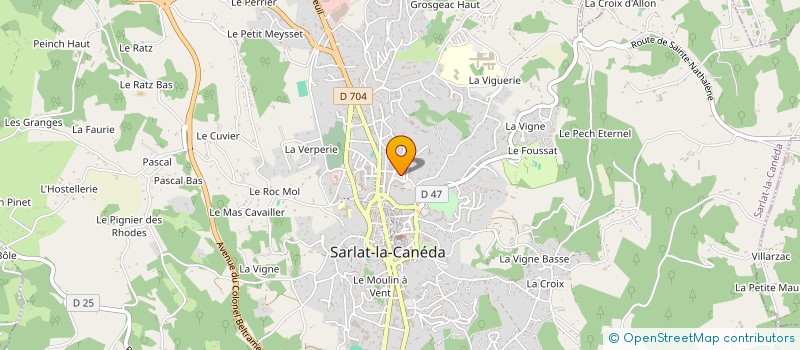localisation de l'entreprise MADAME SANDRINE BENAZET à SARLAT-LA-CANEDA