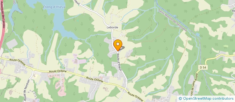 localisation de l'entreprise MADAME SANDRINE BENESSE  SAINT-MARTIN-DE-SEIGNANX