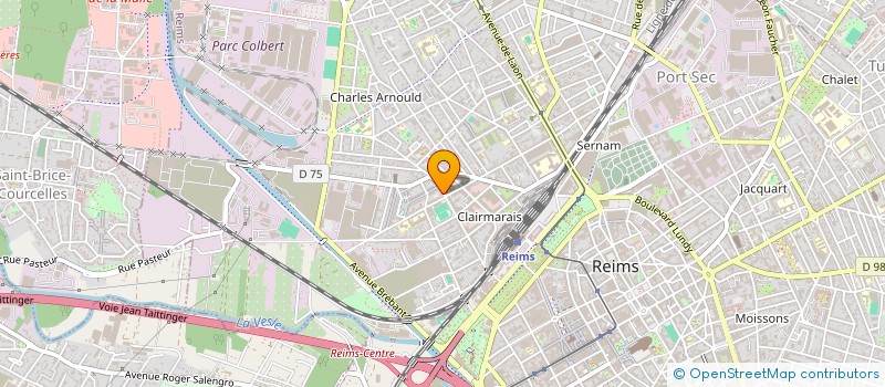 localisation de l'entreprise MADAME SANDRINE BENKEMOUN GROSMAN  EPERNAY