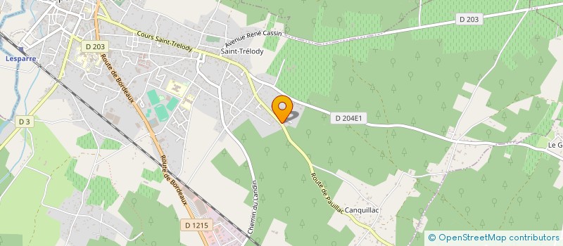 localisation de l'entreprise MADAME SANDRINE BENSAIFIA  LESPARRE-MEDOC