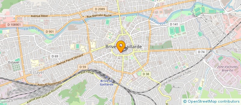 localisation de l'entreprise MADAME SANDRINE BERSAT  BRIVE-LA-GAILLARDE