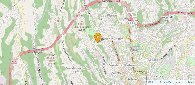 localisation de l'entreprise MADAME SANDRINE BERTAZZO  NICE