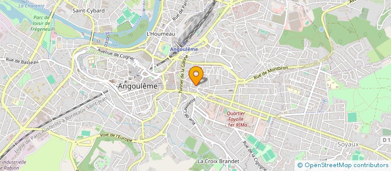 localisation de l'entreprise MADAME SANDRINE BERTEC à ANGOULEME