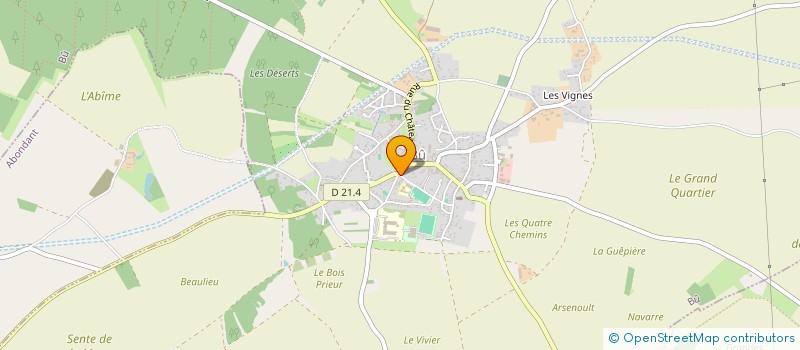 localisation de l'entreprise MADAME SANDRINE BERTEL  CRUCEY-VILLAGES