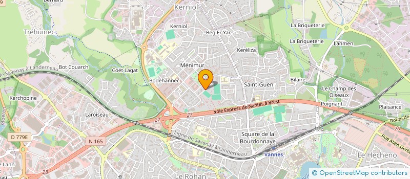 localisation de l'entreprise MADAME SANDRINE BERTHIER à VANNES