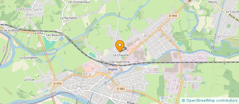 localisation de l'entreprise MADAME SANDRINE BERTIN  DIGOIN