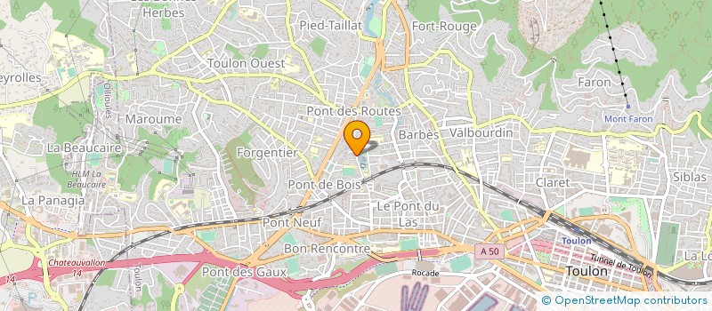 localisation de l'entreprise MADAME SANDRINE BERTOLOTTO  TOULON