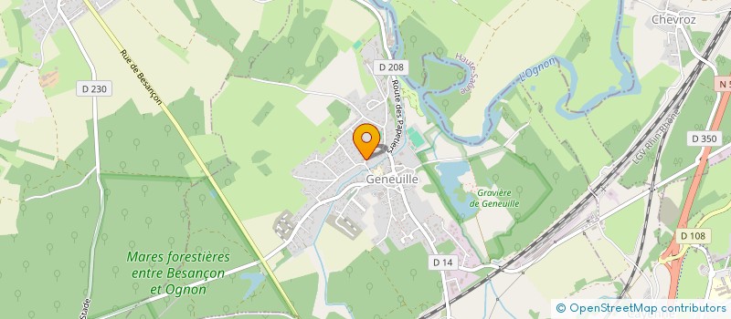 localisation de l'entreprise MADAME SANDRINE BESSIA  GENEUILLE