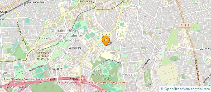localisation de l'entreprise MADAME SANDRINE BESSON à TALENCE