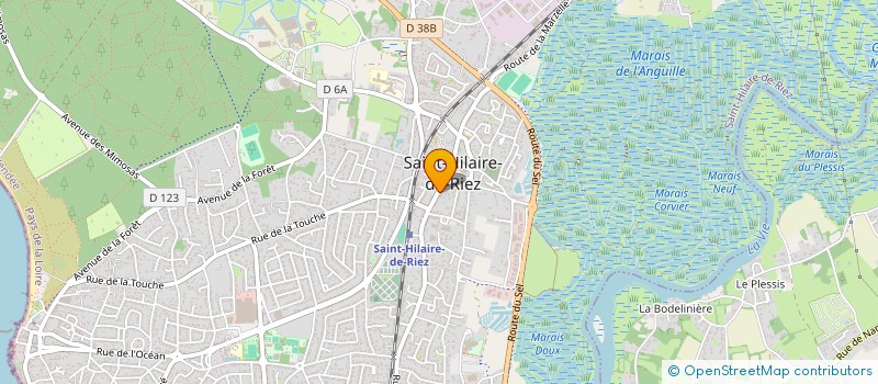 localisation de l'entreprise MADAME SANDRINE BIATARANA  SAINT-HILAIRE-DE-RIEZ