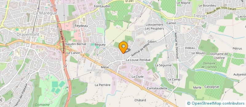 localisation de l'entreprise MADAME SANDRINE BIBIE  TRESSES