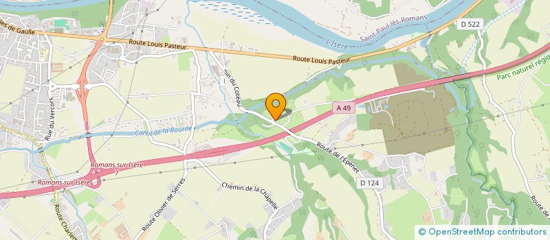 localisation de l'entreprise MADAME SANDRINE BICHON  CHATUZANGE-LE-GOUBET