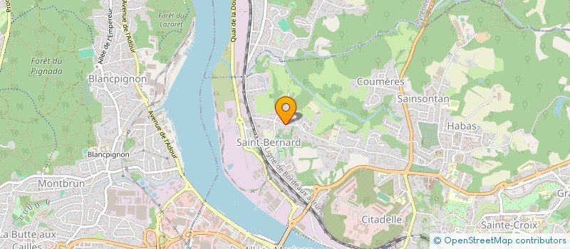 localisation de l'entreprise MADAME SANDRINE BICHON  BAYONNE