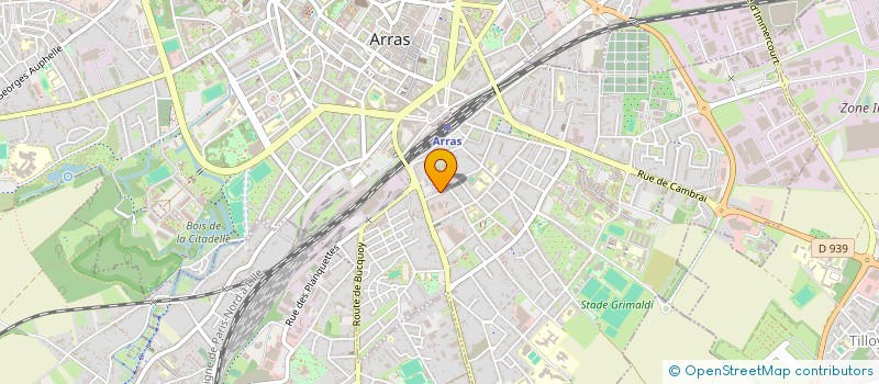localisation de l'entreprise MADAME SANDRINE BIDAN à ARRAS