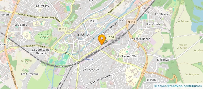 localisation de l'entreprise MADAME SANDRINE BIET à DREUX