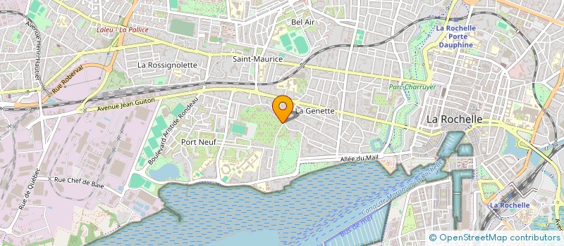 localisation de l'entreprise MADAME SANDRINE BIGNON  LA ROCHELLE