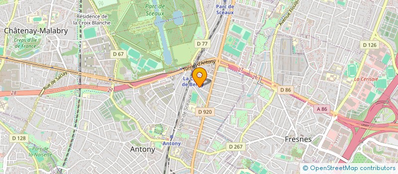 localisation de l'entreprise MADAME SANDRINE BIGOT à ANTONY