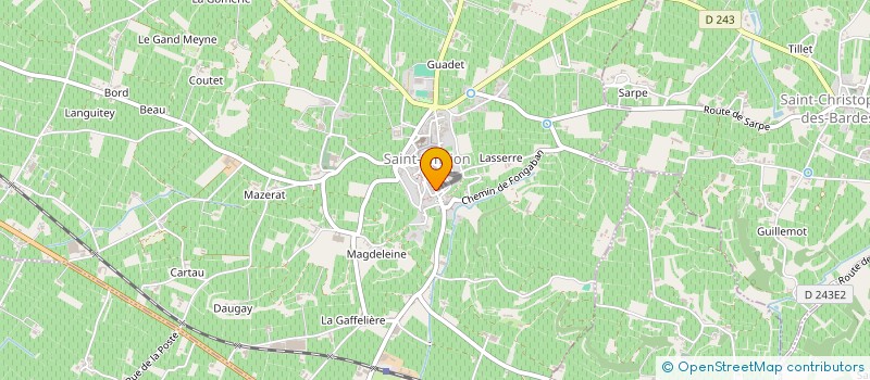 localisation de l'entreprise MADAME SANDRINE BILBAO à SAINT-EMILION