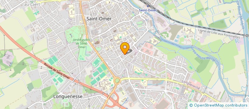 localisation de l'entreprise MADAME SANDRINE BILLAUD  SAINT-OMER