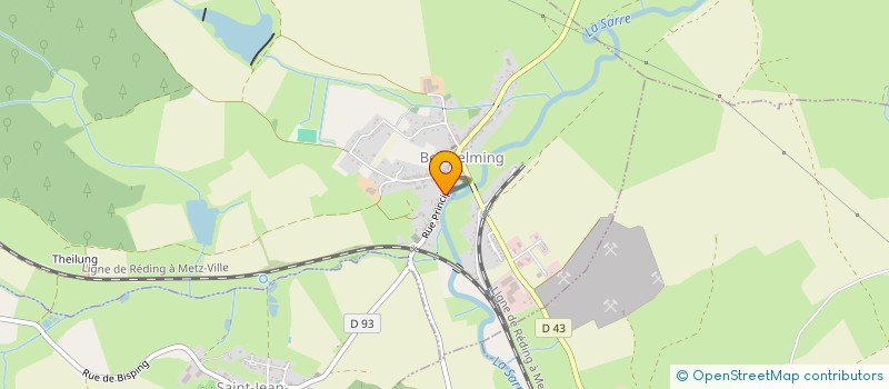 localisation de l'entreprise MADAME SANDRINE BIZET  BERTHELMING