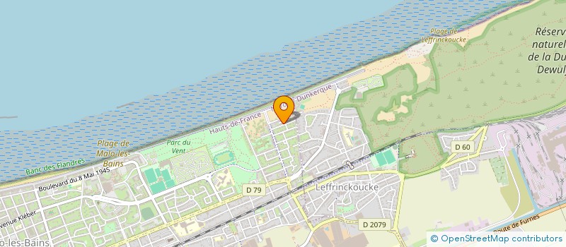 localisation de l'entreprise MADAME SANDRINE BLAEVOET à DUNKERQUE