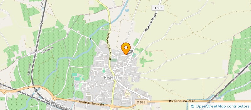 localisation de l'entreprise MADAME SANDRINE BLANQUER  REDESSAN