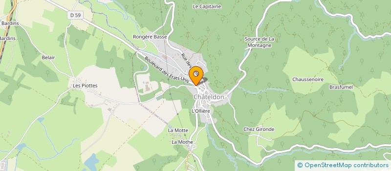 localisation de l'entreprise MADAME SANDRINE BLANQUET  SAINT-THELO