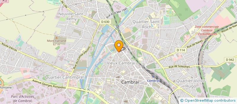 localisation de l'entreprise MADAME SANDRINE BLEUX LABORIE  CAMBRAI