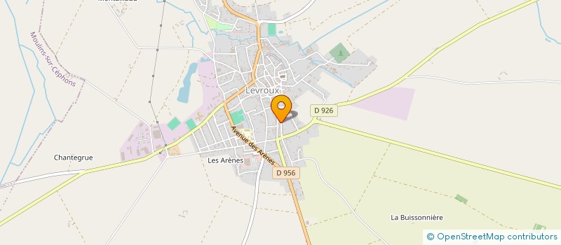 localisation de l'entreprise MADAME SANDRINE BLINET à LEVROUX