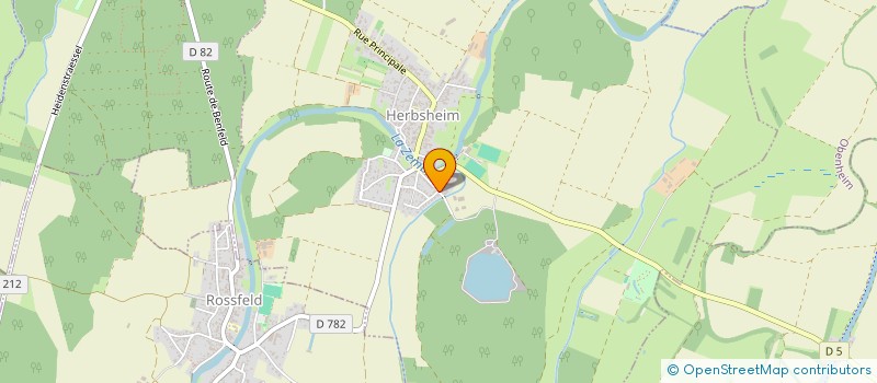 localisation de l'entreprise MADAME SANDRINE BODEIN  HERBSHEIM