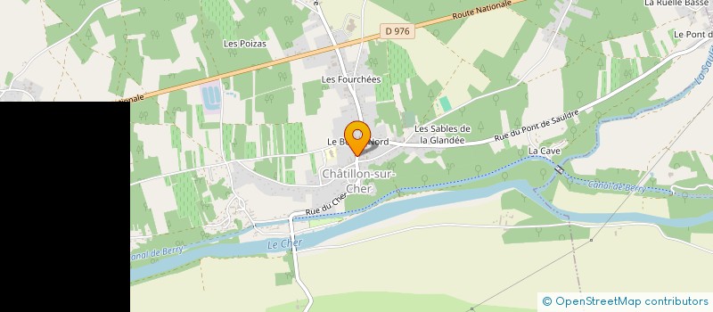 localisation de l'entreprise MADAME SANDRINE BOIRON  CHATILLON-SUR-CHER