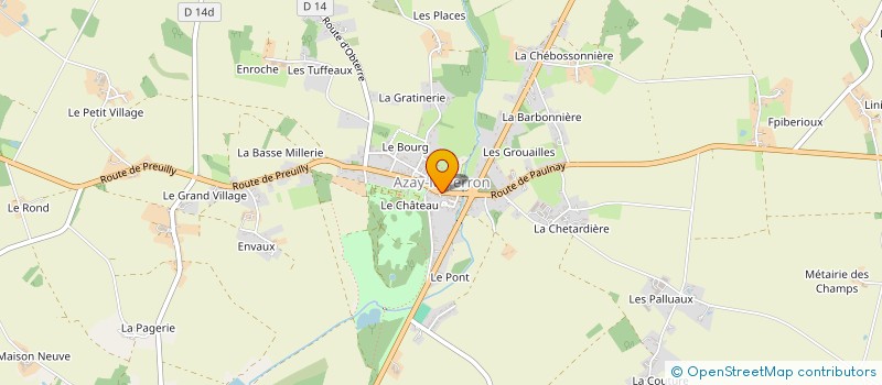 localisation de l'entreprise MADAME SANDRINE BOISGARD à AZAY-LE-FERRON
