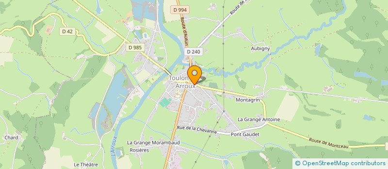 localisation de l'entreprise MADAME SANDRINE BOISSIER  TOULON-SUR-ARROUX