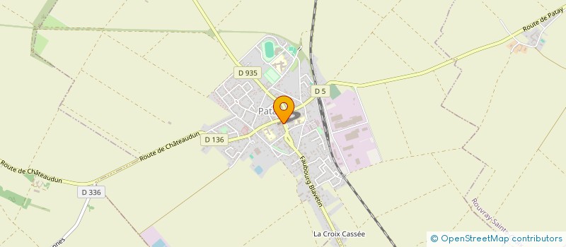 localisation de l'entreprise MADAME SANDRINE BOISSIERE à PATAY