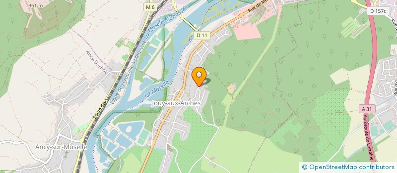 localisation de l'entreprise MADAME SANDRINE BOISSY  JOUY-AUX-ARCHES