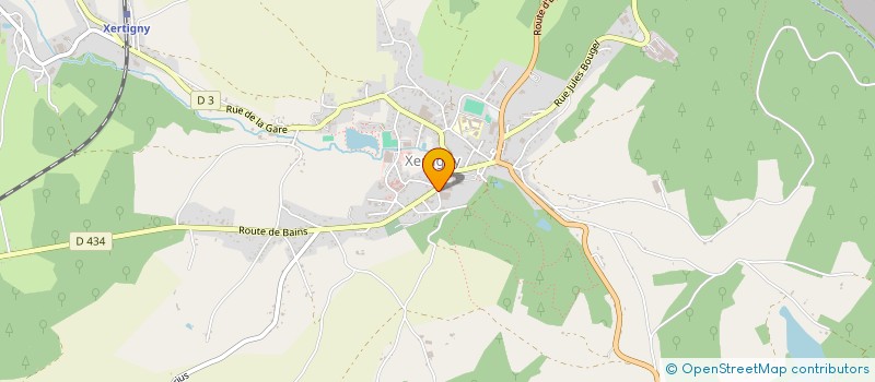 localisation de l'entreprise MADAME SANDRINE BOLMONT  XERTIGNY