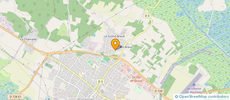 localisation de l'entreprise MADAME SANDRINE BON  MARENNES-HIERS-BROUAGE