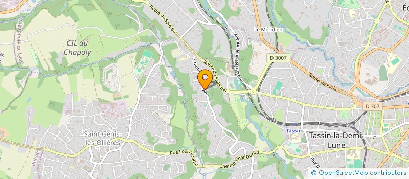 localisation de l'entreprise MADAME SANDRINE BONETTI  TASSIN-LA-DEMI-LUNE