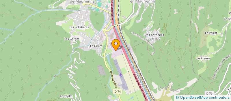 localisation de l'entreprise MADAME SANDRINE BONFILS  SAINT-REMY-DE-MAURIENNE