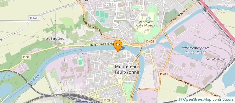 localisation de l'entreprise MADAME SANDRINE BONHOMME à MONTEREAU-FAULT-YONNE