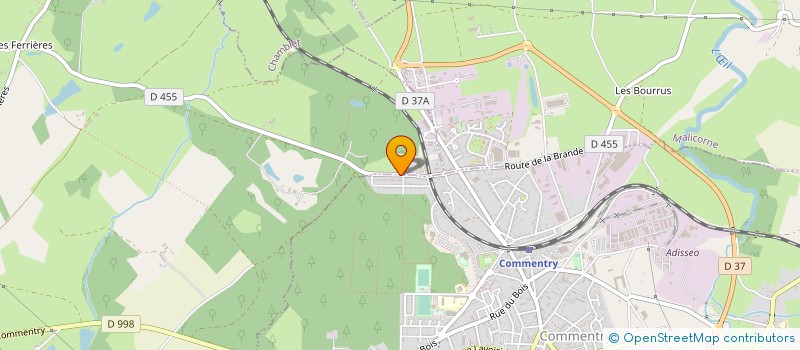 localisation de l'entreprise MADAME SANDRINE BONNAURE  COMMENTRY