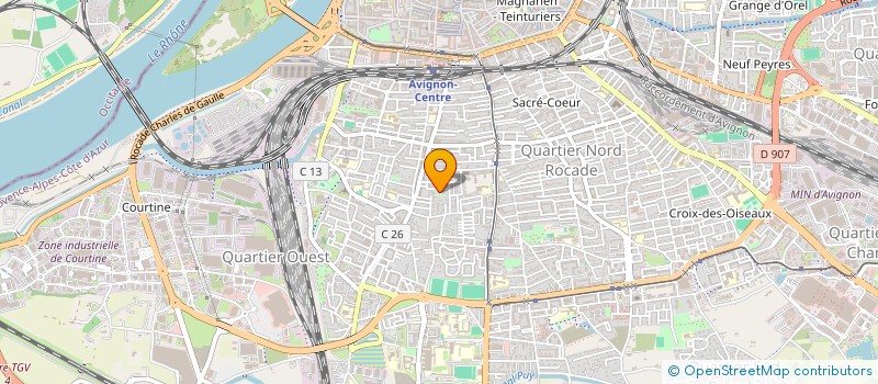 localisation de l'entreprise MADAME SANDRINE BONNET  AVIGNON