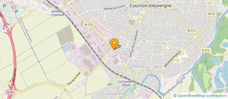 localisation de l'entreprise MADAME SANDRINE BONNET  LE CENDRE