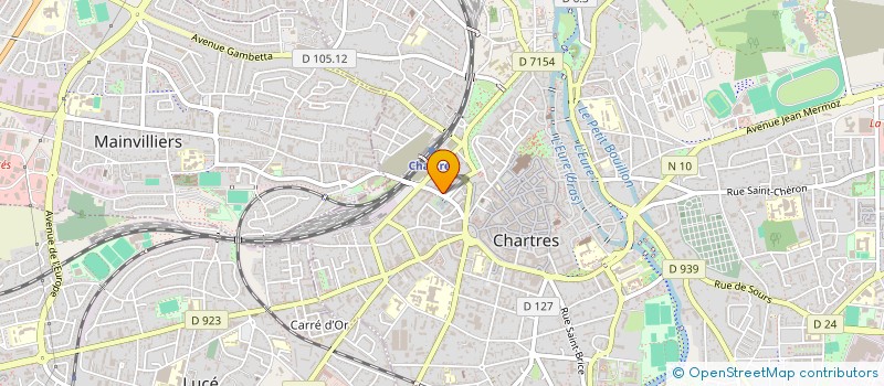 localisation de l'entreprise MADAME SANDRINE BORDAS  CHARTRES